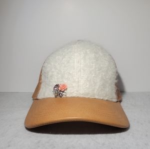 Universal Thread Goods Co  Baseball Hat Brown Faux Leather & Sherpa